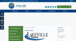 Desktop Screenshot of lakevillearenas.org
